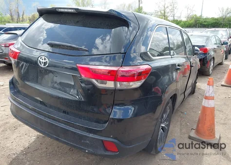 2018 Toyota Highlander Le z USA, uszkodzony, nr VIN 5TDBZRFH2JS904477